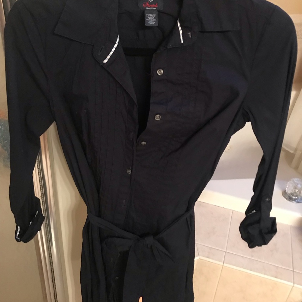 Tommy navy shirt dress